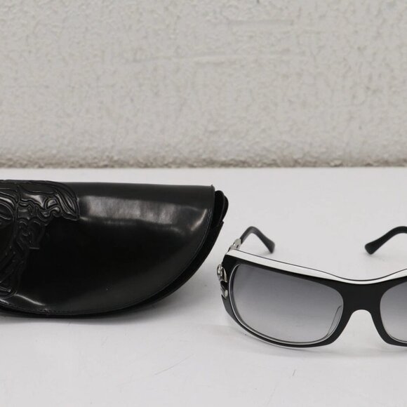Versace Sunglasses 4070-B 535-11 Black/White - Picture 1 of 11